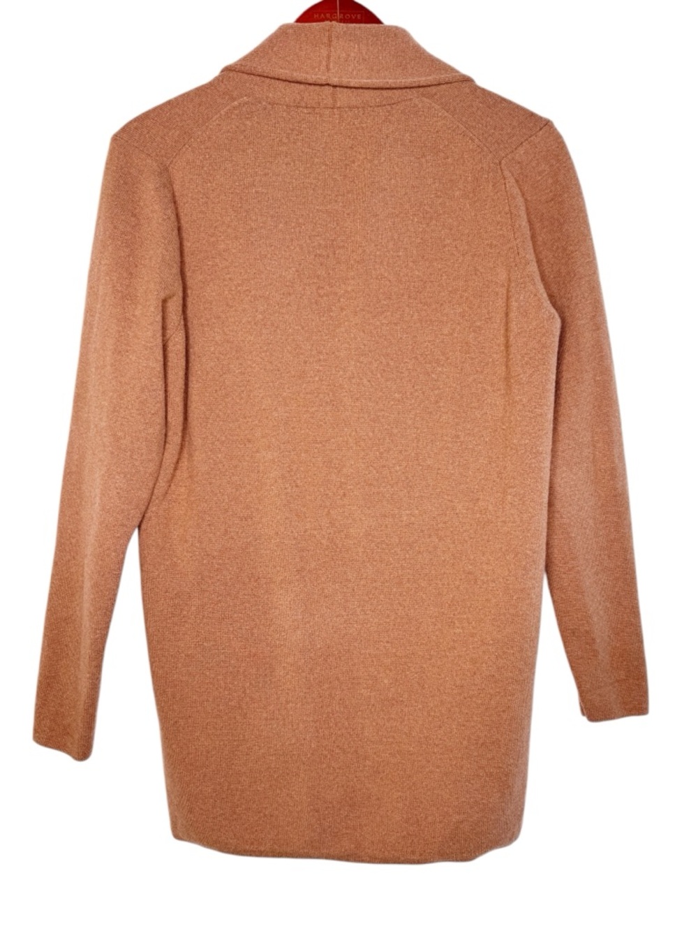 J. CREW Factory Chelsea Sweater Blazer Open Cardigan Size Medium in Camel - Picture 8 of 12